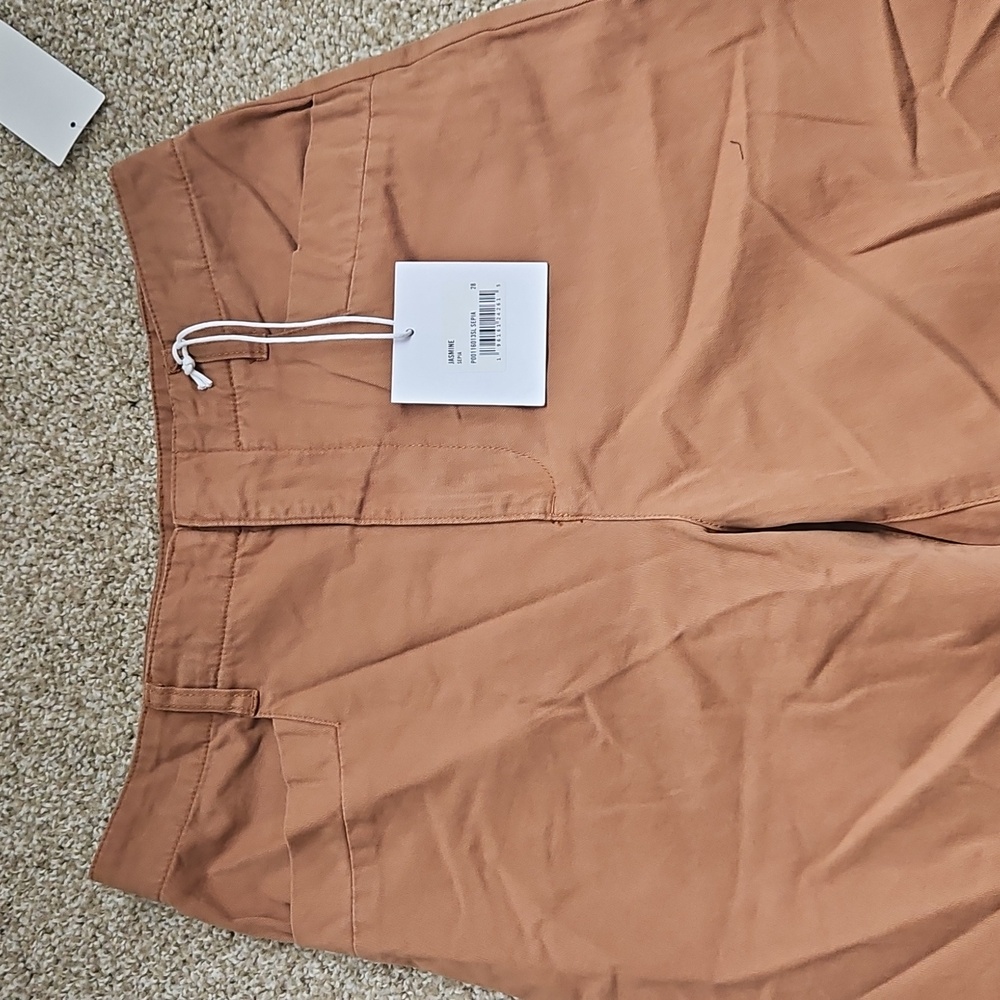NEW PISTOLA jasmine high rise wide leg pant in sepia - Picture 2 of 6
